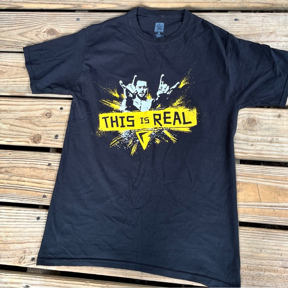Finn Balor This Is Real‎ WWE NXT Double Sided T Shirt Black “2022” Mens Medium